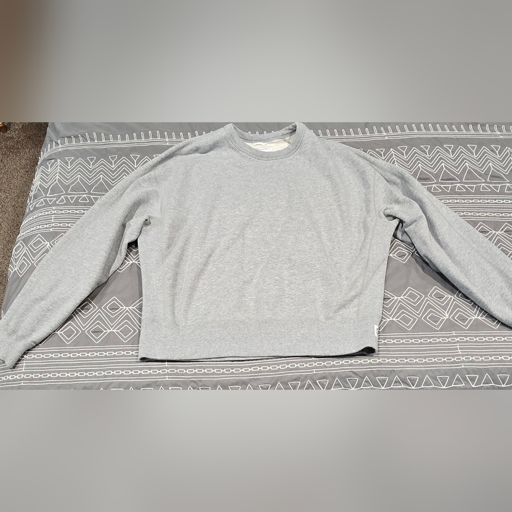 Reigning Champ Athletic Wear Grey Crewneck Sweatshirt Size Small